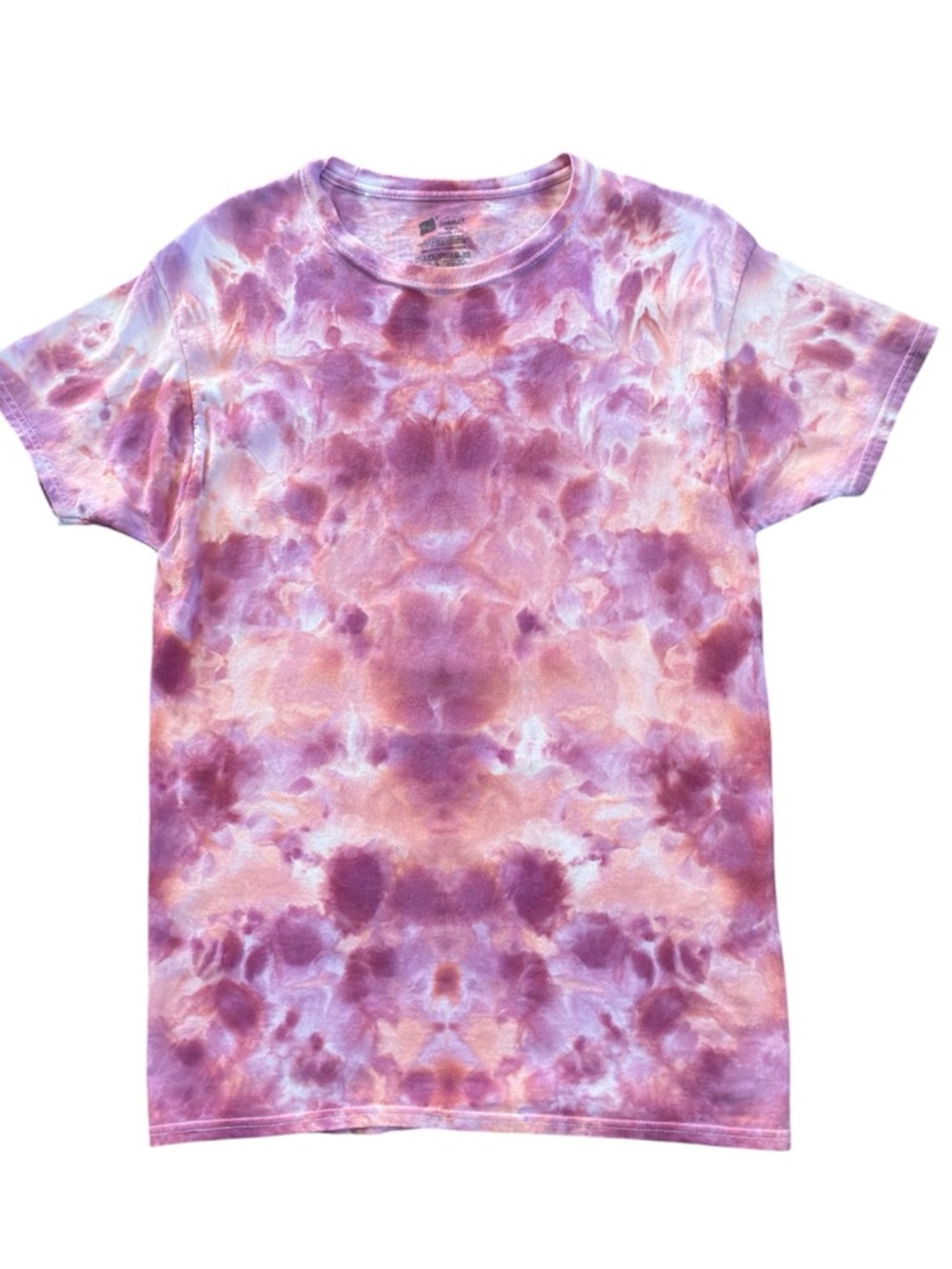 Hanes Women’s Short Sleeve Tie-Dye Tee - Pink & Peach